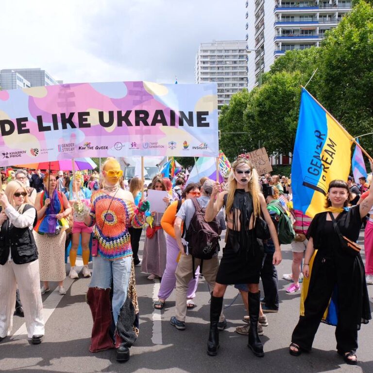 Gender stream took part in berlin csd pride